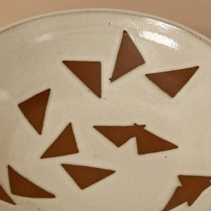 Jeremy Ayers / Geometric Serving Bowl