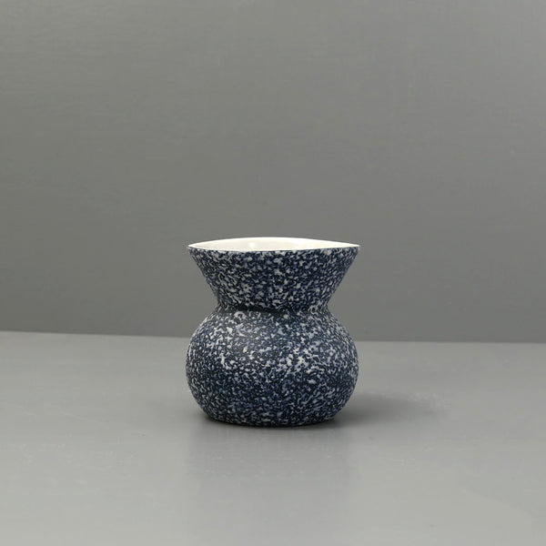 Jube Mini-Handcrafted Porcelain Vase / Blue Speckle