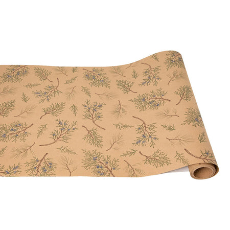 Paper Table Runner Roll 25' / Juniper Sprigs