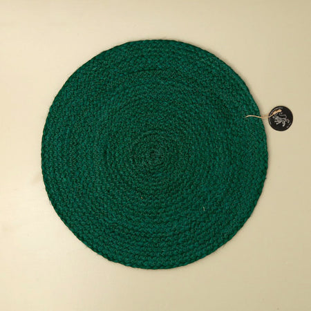 Jute Placemat / Jade Green