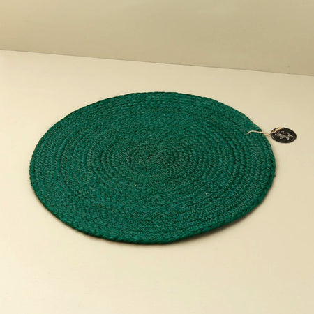 Jute Placemat / Jade Green