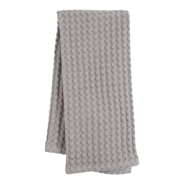 Monaco Cotton Jumbo Waffle Kitchen Towel / Frost Gray