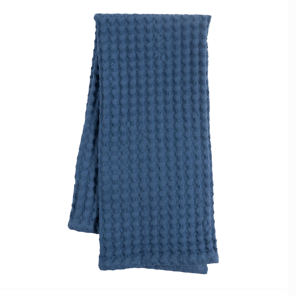 Monaco Cotton Jumbo Waffle Kitchen Towel / Dutch Blue