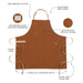 KAF Sustainable Chef's Apron / Canyon