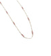 Pink Tourmaline on Sterling Silver Necklace / KB321