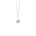 Freshwater Coin Pearl on Sterling Silver Necklace / KB325