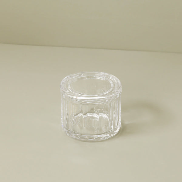 Embossed Salt Cellar & Lid