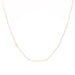 Rose Quartz Drop Choker Necklace / Gold Plate