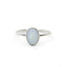 Opal Oval Sterling Ring