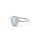 Opal Oval Sterling Ring
