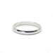 Thick Half Round Sterling Ring