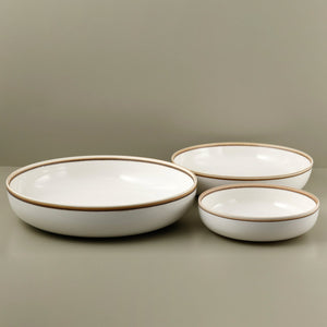 Ivory Extra Large Serving Bowl