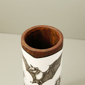 Laura Zindel Canister Vase / Small / Bat
