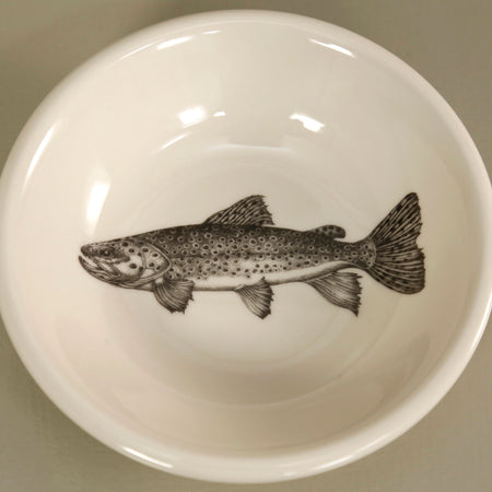Laura Zindel Sauce Bowl / Brown Trout