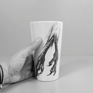 Laura Zindel Ceramic Tumbler / Screech Owl #1