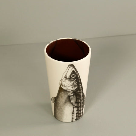 Laura Zindel Ceramic Tumbler / Mackerel