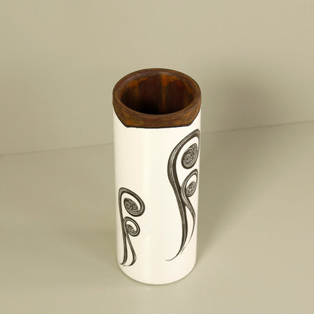 Laura Zindel Canister Vase / Small / Fiddlehead Fern