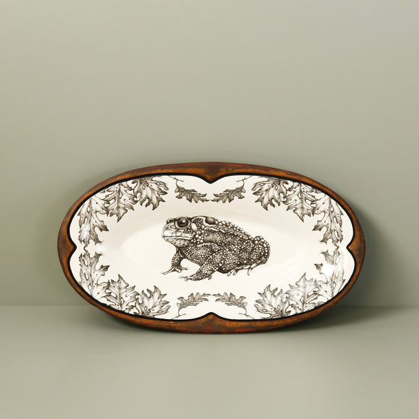 Laura Zindel Oblong Serving Dish / Toad