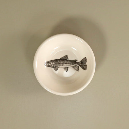 Laura Zindel Sauce Bowl / Brown Trout