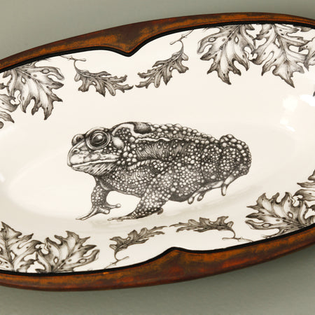 Laura Zindel Oblong Serving Dish / Toad