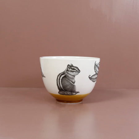 Laura Zindel Small Deep Bowl / Chipmunk #3