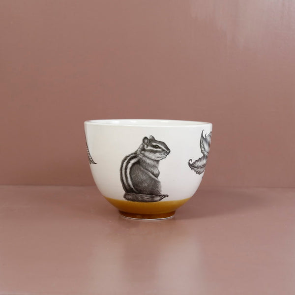 Laura Zindel Small Deep Bowl / Chipmunk #3