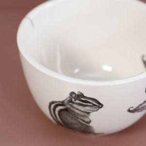 Laura Zindel Small Deep Bowl / Chipmunk #3