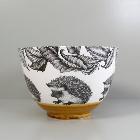 Laura Zindel Large Deep Bowl / Hedgehog #1