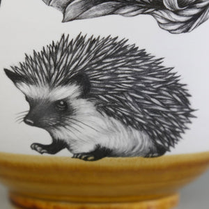 Laura Zindel Large Deep Bowl / Hedgehog #1