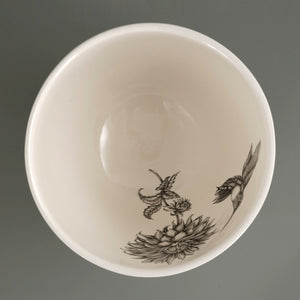 Laura Zindel Large Deep Bowl / Hummingbird #4