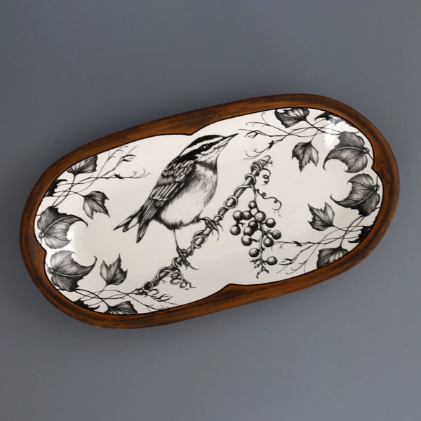 Laura Zindel Rectangular Serving Dish / Nuthatch