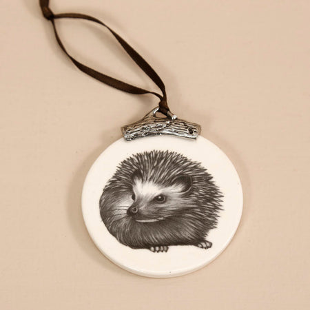 Laura Zindel Ornament / Hedgehog #2