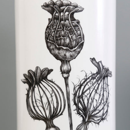 Laura Zindel Canister Vase / Large / Poppy Pods