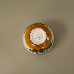 Laura Zindel Small Deep Bowl / Woodland Mushrooms