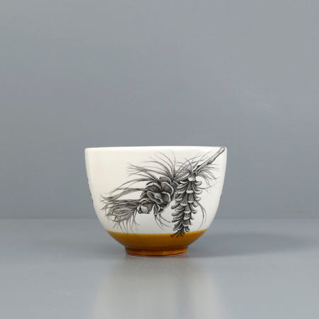 Laura Zindel Small Deep Bowl / Pine Branch