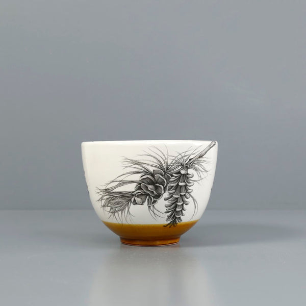 Laura Zindel Small Deep Bowl / Pine Branch