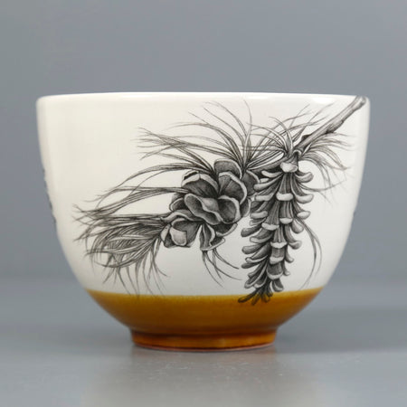 Laura Zindel Small Deep Bowl / Pine Branch