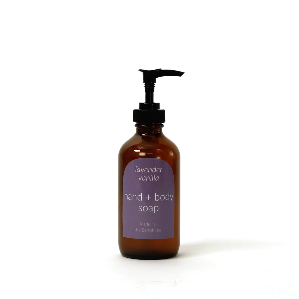 Essential Oil Liquid Hand + Body Soap / Lavender Vanilla