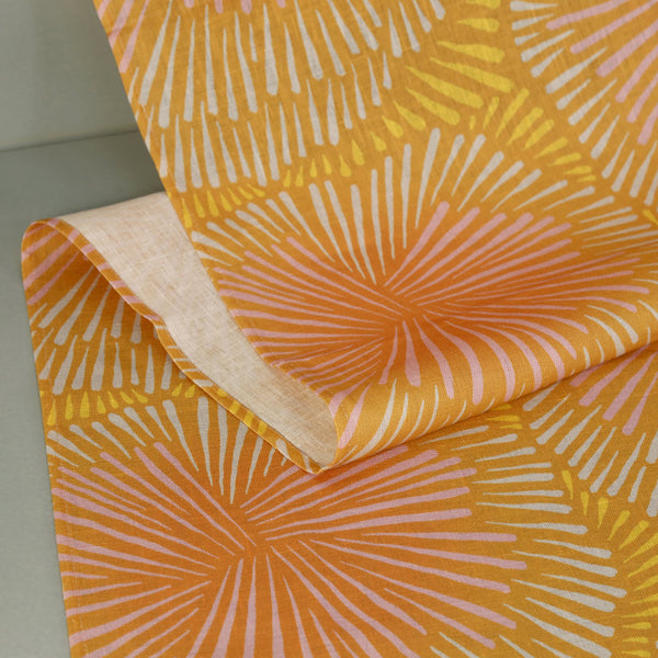 Leila Simon Hayes Table Runner / Burst Yellow 18" x 86"