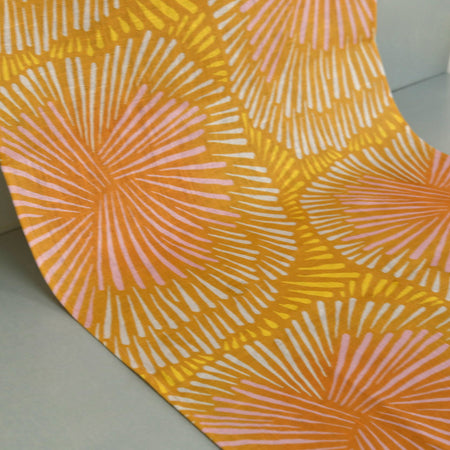 Leila Simon Hayes Table Runner / Burst Yellow 18" x 86"
