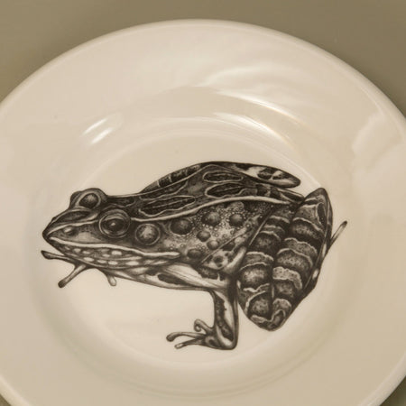 Laura Zindel Bistro Plate / Leopard Frog