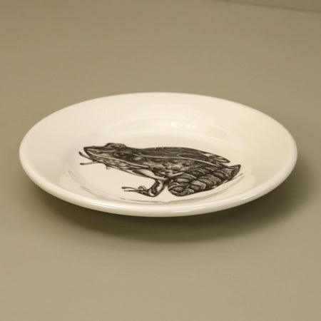 Laura Zindel Bistro Plate / Leopard Frog
