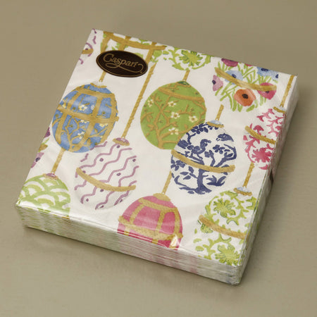 Caspari Paper Cocktail Napkins / Les Oeufs