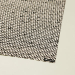 Chilewich Vinyl Placemats / Mini Basketweave Light Grey Rectangle