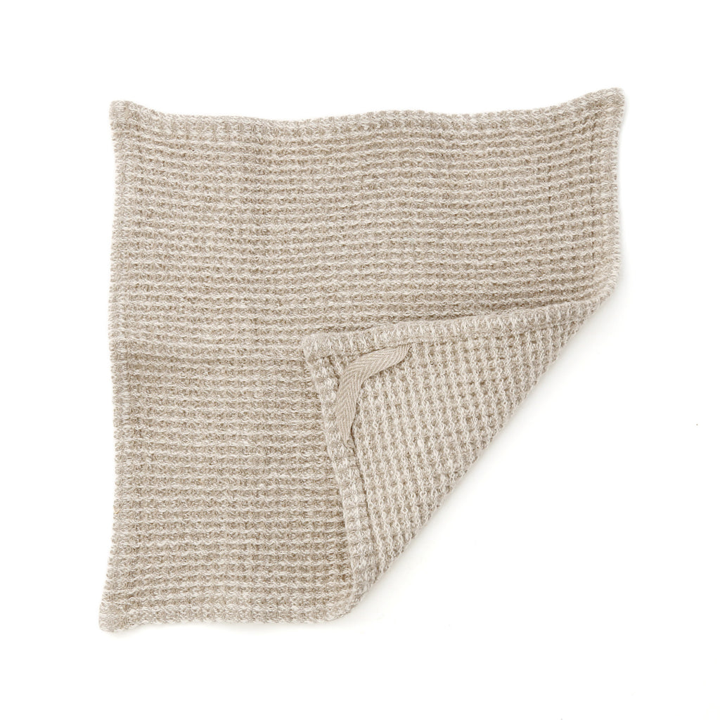 Linen Waffle Washcloth / Natural