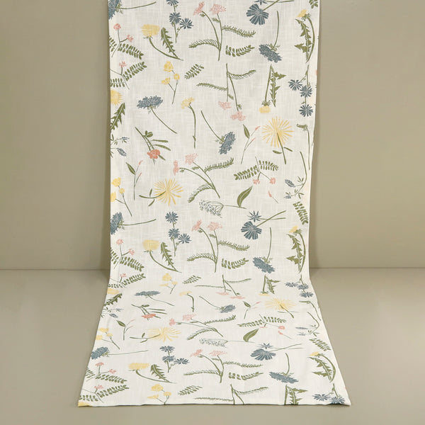 Wildflowers Meadow Table Runner / 16" x 98"