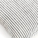 Linen 16" Pillow / Thin Black Stripes