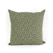 Loren Block Print Linen Pillow / Olive Green