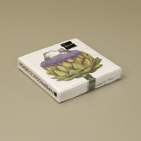 Vicki Sawyer Paper Cocktail Napkins / Love at the First Artichoke