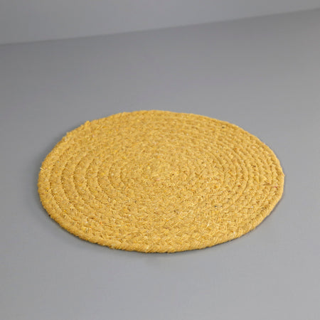 Mabelle Woven Cotton Trivet / Mustard
